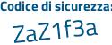 Il Codice di sicurezza è 4 continua con 35f528 il tutto attaccato senza spazi