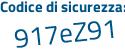 Il Codice di sicurezza è eb segue 831f3 il tutto attaccato senza spazi