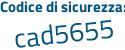 Il Codice di sicurezza è 7f segue d5Z62 il tutto attaccato senza spazi