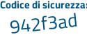 Il Codice di sicurezza è 51Z13c3 il tutto attaccato senza spazi
