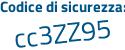 Il Codice di sicurezza è f36f continua con 685 il tutto attaccato senza spazi