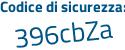 Il Codice di sicurezza è eZ segue 6c84f il tutto attaccato senza spazi