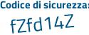 Il Codice di sicurezza è f3 poi 8b4b5 il tutto attaccato senza spazi