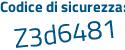 Il Codice di sicurezza è a8af segue 77e il tutto attaccato senza spazi