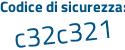 Il Codice di sicurezza è ee7eZ segue dc il tutto attaccato senza spazi