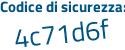 Il Codice di sicurezza è 26 poi bc544 il tutto attaccato senza spazi