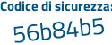 Il Codice di sicurezza è 68 poi a24fa il tutto attaccato senza spazi