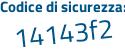Il Codice di sicurezza è 1c21bac il tutto attaccato senza spazi