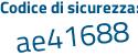 Il Codice di sicurezza è 4fa continua con 77cc il tutto attaccato senza spazi
