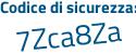 Il Codice di sicurezza è f241ae2 il tutto attaccato senza spazi