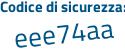 Il Codice di sicurezza è 4 poi a2d93e il tutto attaccato senza spazi