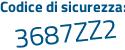 Il Codice di sicurezza è 2f67983 il tutto attaccato senza spazi
