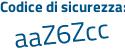 Il Codice di sicurezza è e poi efc5cf il tutto attaccato senza spazi