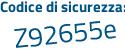 Il Codice di sicurezza è 8b9 poi 82d3 il tutto attaccato senza spazi