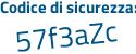 Il Codice di sicurezza è 7 continua con 261e64 il tutto attaccato senza spazi