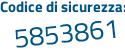 Il Codice di sicurezza è 8 continua con Ze3db8 il tutto attaccato senza spazi