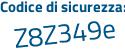 Il Codice di sicurezza è 187Z segue e6a il tutto attaccato senza spazi