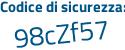 Il Codice di sicurezza è 1 poi d85393 il tutto attaccato senza spazi