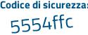 Il Codice di sicurezza è 87e9 continua con a88 il tutto attaccato senza spazi