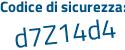 Il Codice di sicurezza è 119 continua con Zf46 il tutto attaccato senza spazi