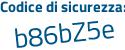 Il Codice di sicurezza è 385 continua con 64e4 il tutto attaccato senza spazi
