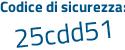 Il Codice di sicurezza è e segue 755833 il tutto attaccato senza spazi