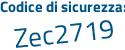 Il Codice di sicurezza è 7488 continua con 2Zc il tutto attaccato senza spazi