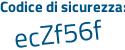 Il Codice di sicurezza è 4b2 continua con aZZ7 il tutto attaccato senza spazi