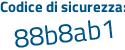 Il Codice di sicurezza è 16f3 continua con 184 il tutto attaccato senza spazi