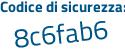 Il Codice di sicurezza è 43Zd continua con 99c il tutto attaccato senza spazi
