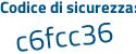 Il Codice di sicurezza è b continua con 39dee3 il tutto attaccato senza spazi