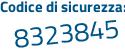 Il Codice di sicurezza è daca segue a61 il tutto attaccato senza spazi