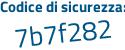 Il Codice di sicurezza è 786751d il tutto attaccato senza spazi