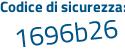 Il Codice di sicurezza è aZ66546 il tutto attaccato senza spazi