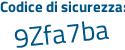 Il Codice di sicurezza è c continua con b681b3 il tutto attaccato senza spazi
