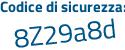 Il Codice di sicurezza è c continua con ac797a il tutto attaccato senza spazi