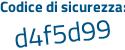 Il Codice di sicurezza è 54 continua con Z7Za6 il tutto attaccato senza spazi