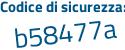 Il Codice di sicurezza è 434 segue fZ4f il tutto attaccato senza spazi