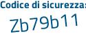 Il Codice di sicurezza è a3f7927 il tutto attaccato senza spazi