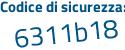 Il Codice di sicurezza è 9f continua con b8c1c il tutto attaccato senza spazi