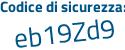 Il Codice di sicurezza è 84 segue 3393a il tutto attaccato senza spazi