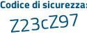 Il Codice di sicurezza è 4898c segue f3 il tutto attaccato senza spazi