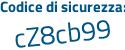 Il Codice di sicurezza è 23 segue c3b6b il tutto attaccato senza spazi