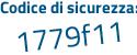 Il Codice di sicurezza è ca continua con ce122 il tutto attaccato senza spazi