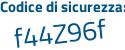 Il Codice di sicurezza è 3Z283 poi 98 il tutto attaccato senza spazi