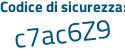 Il Codice di sicurezza è f78 continua con 263a il tutto attaccato senza spazi
