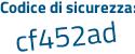 Il Codice di sicurezza è 39 segue 4Z613 il tutto attaccato senza spazi