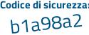 Il Codice di sicurezza è c3ac2 continua con dd il tutto attaccato senza spazi