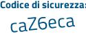 Il Codice di sicurezza è 5ff7f segue 9c il tutto attaccato senza spazi