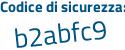 Il Codice di sicurezza è 2f segue a96d3 il tutto attaccato senza spazi